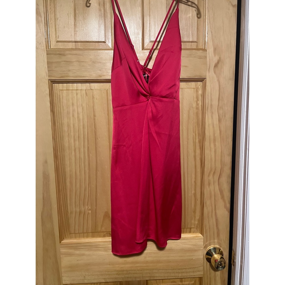 Express Satin Cocktail Dress